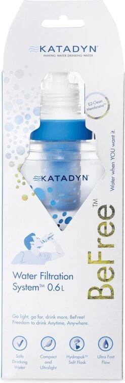 Katadyn BeFree Waterfilter Blauw/transparant - Polyester - Snel Resultaat - Handig In Gebruik -Aigostar winkel 392x1200