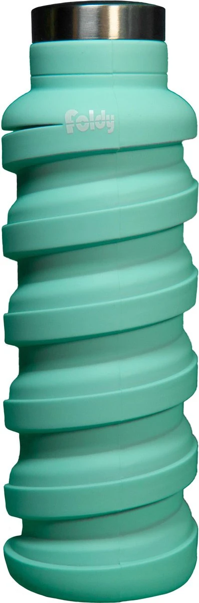 EasyFold® - Foldy - Opvouwbare Drinkfles - 600 ML - Sea Blauw - Sportfles - Drinkbeker - Duurzaam - Reizen - Waterfles - Milieuvriendelijk - Cadeau 4 EasyFold® - Foldy - Opvouwbare Drinkfles - 600 ML - Sea Blauw - Sportfles - Drinkbeker - Duurzaam - Reizen - Waterfles - Milieuvriendelijk - Cadeau - Afbeelding 2