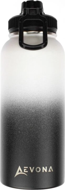 Aevona Waterfles Met Rietje - Thermosfles - Incl 2 Doppen - RVS - 1 Liter 21 Aevona Waterfles Met Rietje - Thermosfles - Incl 2 Doppen - RVS - 1 Liter -Aigostar winkel 411x1200 1