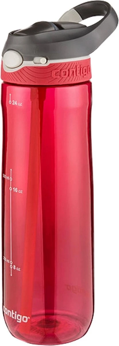 Contigo Ashland Drinkfles - Red Grey - 720ml 3 Contigo Ashland Drinkfles - Red Grey - 720ml