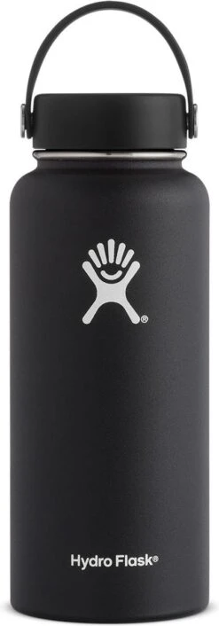 Hydro Flask Wide Mouth Flex Cap Drinkfles (946 Ml) - Zwart -Aigostar winkel 420x1200