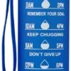 Waterfles Met Tijdmarkering - Motivatie Drinkfles Met Rietje - 1 Liter Waterfles - BPA Vrij - Blauw -Aigostar winkel 425x1200 1