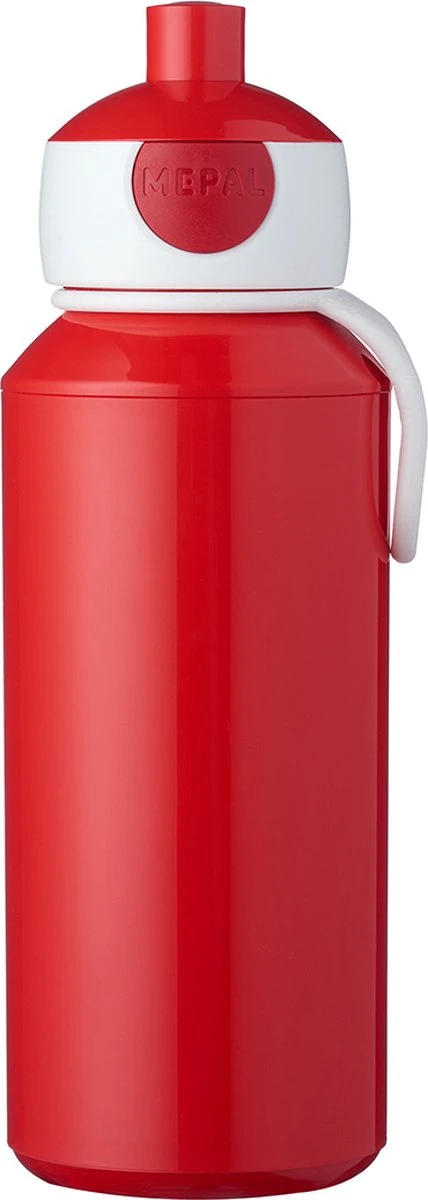 Mepal Campus Pop-Up Drinkfles 400 Ml - Rood 3 Mepal Campus Pop-Up Drinkfles 400 Ml - Rood