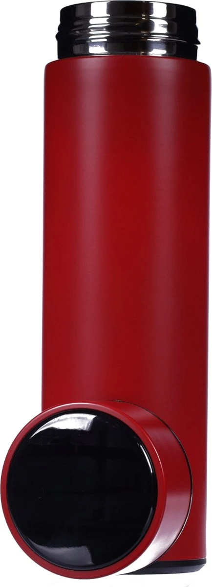 Pulver- Drinkfles - Smart - Temperatuur Meter - Dubbel Geïsoleerd - Drinkfles Kinderen & Volwassenen - Drinkflessen - Rood 8 Pulver- Drinkfles - Smart - Temperatuur Meter - Dubbel Geïsoleerd - Drinkfles Kinderen & Volwassenen - Drinkflessen - Rood - Afbeelding 6