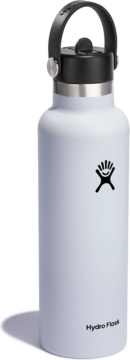 Hydro Flask Standard Mouth Flex Straw Cap Drinkfles (621 Ml) - White 7 Hydro Flask Standard Mouth Flex Straw Cap Drinkfles (621 Ml) - White - Afbeelding 5