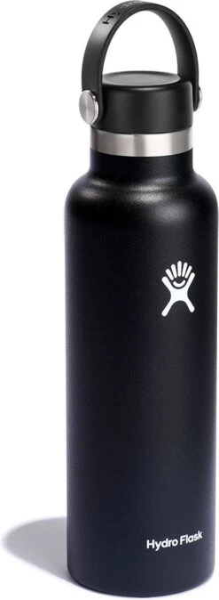 Hydro Flask Standard Mouth Flex Cap Drinkfles (621 Ml) - Zwart 7 Hydro Flask Standard Mouth Flex Cap Drinkfles (621 Ml) - Zwart -Aigostar winkel 440x1200
