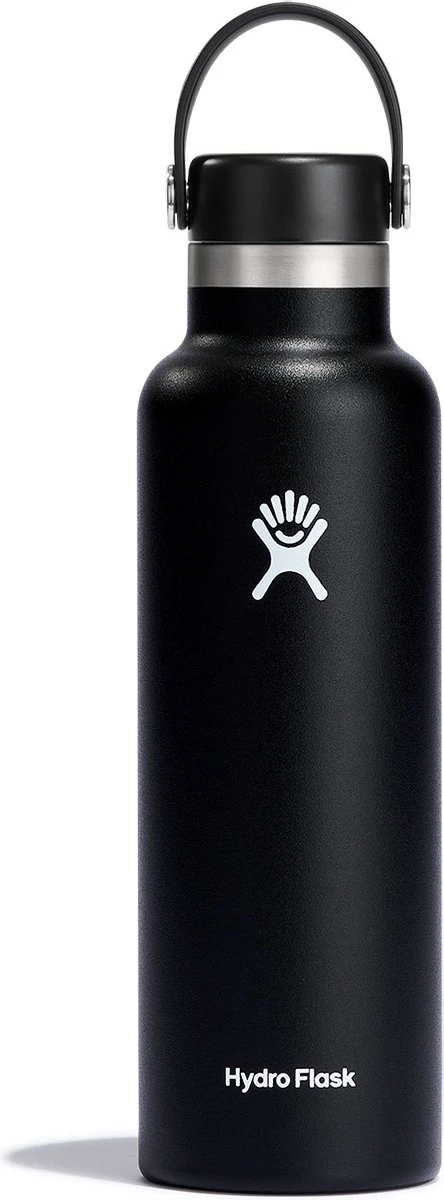 Hydro Flask Standard Mouth Flex Cap Drinkfles (621 Ml) - Zwart 3 Hydro Flask Standard Mouth Flex Cap Drinkfles (621 Ml) - Zwart