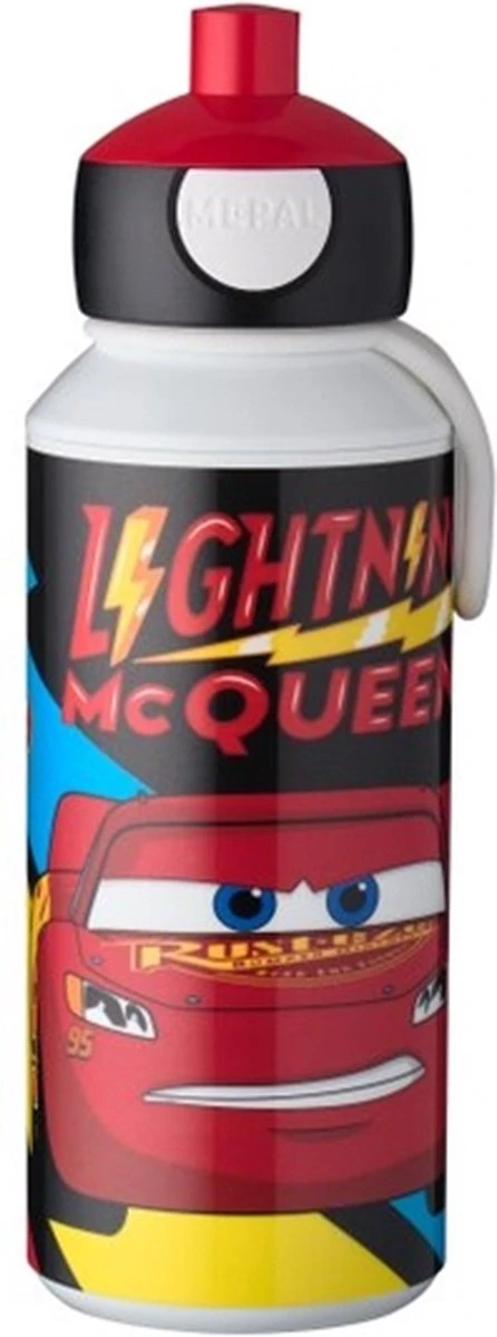 Mepal Drinkfles Pop-up Cars Go 400ml 4 Mepal Drinkfles Pop-up Cars Go 400ml - Afbeelding 2