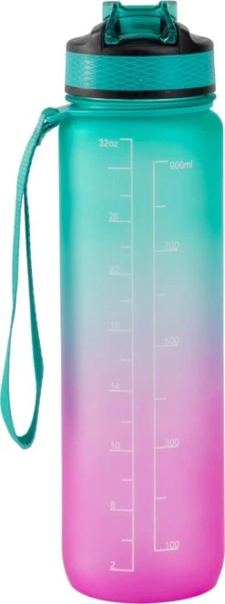 Personal Connected Motivatie Waterfles | Motiverende Drinkfles Met Tijdmarkering | Drinkbeker Met Rietje | Bidon Volwassenen | 1 Liter -Aigostar winkel 447x1200