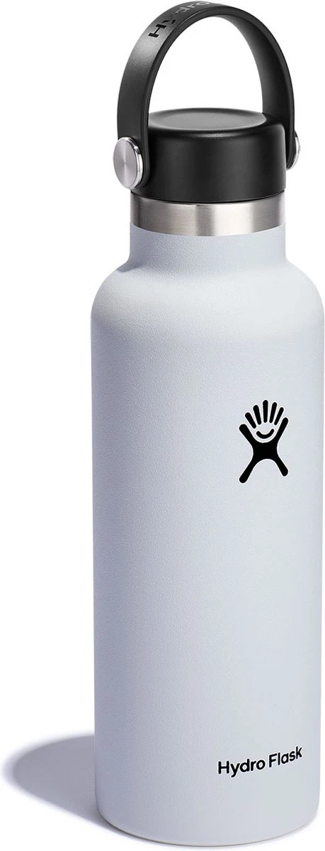 Hydro Flask Standard Mouth Flex Cap Drinkfles (532 Ml) - Wit 4 Hydro Flask Standard Mouth Flex Cap Drinkfles (532 Ml) - Wit - Afbeelding 2