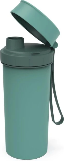 Rotho Schoolbeker To Go Memory Kids 400ml Mistletoe Green 76x70x165mm