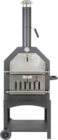 Merkloos MaxxGarden Pizza Oven - Smoker Barbecue Houtskool 45 X 65 X 158cm -Aigostar winkel 495x1200 1