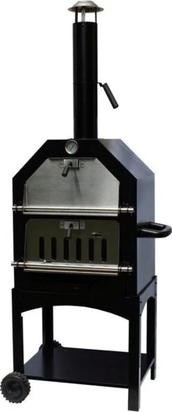 Merkloos MaxxGarden Pizza Oven - Smoker Barbecue Houtskool 45 X 65 X 158cm -Aigostar winkel 503x1200 5