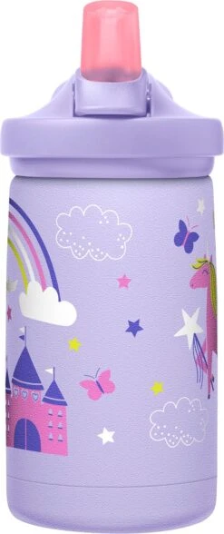 CamelBak Eddy+ Kids SST Vacuum Insulated - Isolatie Drinkfles - 350 Ml - Lila (Magic Unicorns) -Aigostar winkel 504x1200 1