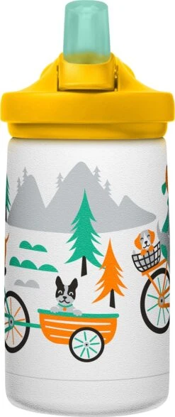 CamelBak Eddy+ Kids SST Vacuum Insulated - Isolatie Drinkfles - 350 Ml - Wit (Biking Dogs) 9 CamelBak Eddy+ Kids SST Vacuum Insulated - Isolatie Drinkfles - 350 Ml - Wit (Biking Dogs) -Aigostar winkel 505x1200 2