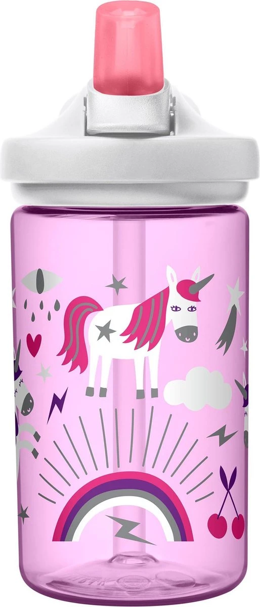 CamelBak Eddy+ Kids - Drinkfles - 400 Ml - Lila (Unicorn Party) 8 CamelBak Eddy+ Kids - Drinkfles - 400 Ml - Lila (Unicorn Party) - Afbeelding 6