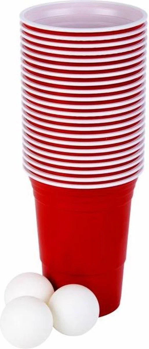 Merkloos Red Cups - 25 Stuks - 473 Ml 10 Merkloos Red Cups - 25 Stuks - 473 Ml - Afbeelding 8