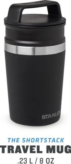 Stanley The Shortstack Travel Thermosbeker - 230 Ml - RVS/Mat Zwart 29 Stanley The Shortstack Travel Thermosbeker - 230 Ml - RVS/Mat Zwart -Aigostar winkel 523x1200