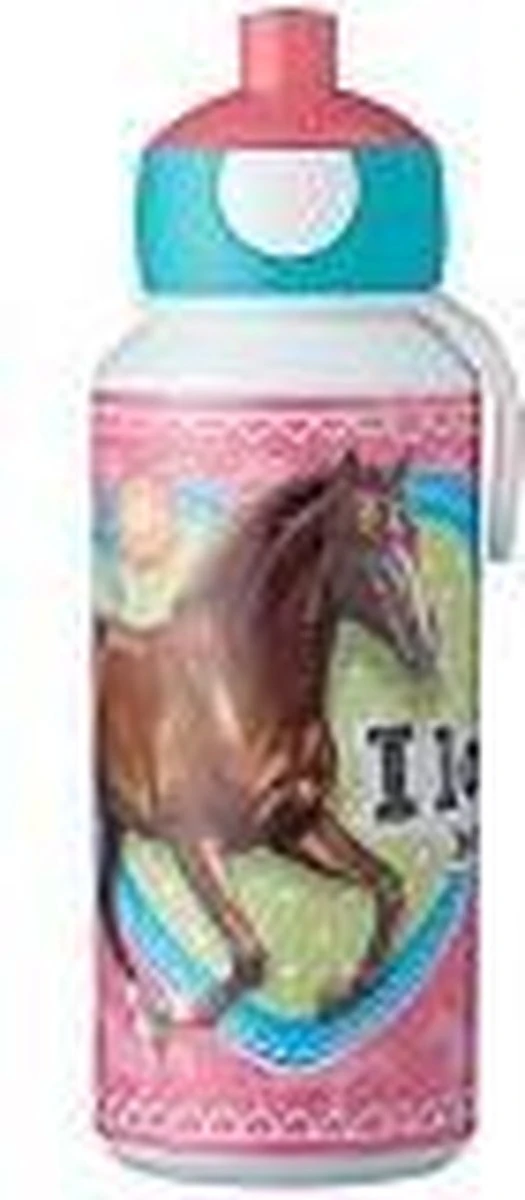 Mepal Campus Drinkfles Pop-up 400 Ml - My Horse 5 Mepal Campus Drinkfles Pop-up 400 Ml - My Horse - Afbeelding 3