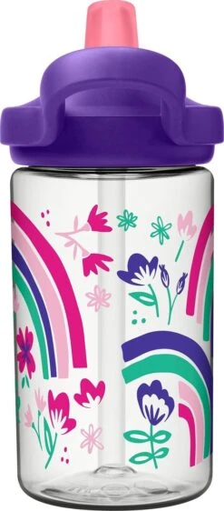 CamelBak Eddy+ Kids - Drinkfles - 400 Ml - Transparant (Rainbow Floral) -Aigostar winkel 527x1200 5