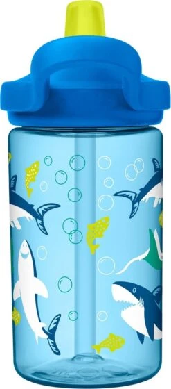 CamelBak Eddy+ Kids - Drinkfles - 400 Ml - Blauw (Sharks And Rays) 9 CamelBak Eddy+ Kids - Drinkfles - 400 Ml - Blauw (Sharks And Rays) -Aigostar winkel 529x1200