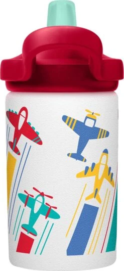 CamelBak Eddy+ Kids Single Wall SST - Drinkfles - 400 Ml - Wit (Airplanes) 9 CamelBak Eddy+ Kids Single Wall SST - Drinkfles - 400 Ml - Wit (Airplanes) -Aigostar winkel 553x1200