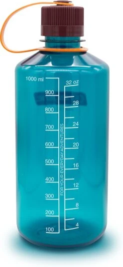 Nalgene Narrow-Mouth Bottle - Drinkfles - 32oz - BPA Free - SUSTAIN - Teal 6 Nalgene Narrow-Mouth Bottle - Drinkfles - 32oz - BPA Free - SUSTAIN - Teal -Aigostar winkel 555x1200