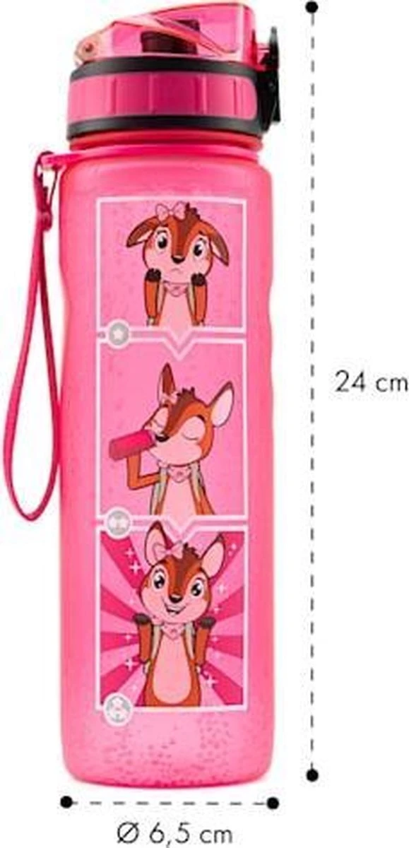 Flyweight Lyseren Drinkfles Voor Kinderen - Waterfles 600 Ml - Zonder BPA - Onbreekbaar - Fruitfilter - Afwasmachinebestendig 4 Flyweight Lyseren Drinkfles Voor Kinderen - Waterfles 600 Ml - Zonder BPA - Onbreekbaar - Fruitfilter - Afwasmachinebestendig - Afbeelding 2