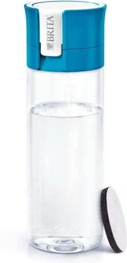 BRITA - Waterfilterfles VITAL - 0,6L - Blauw - Inclusief 1 MicroDisc Waterfilter