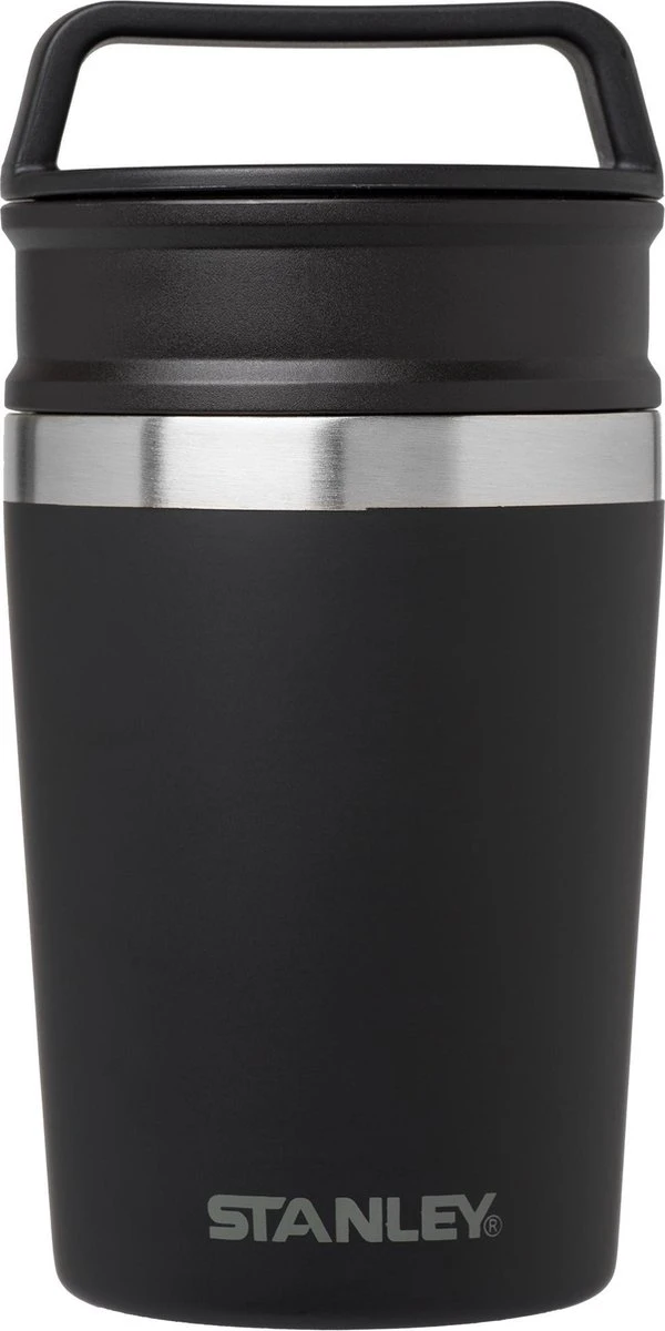 Stanley The Shortstack Travel Thermosbeker - 230 Ml - RVS/Mat Zwart 12 Stanley The Shortstack Travel Thermosbeker - 230 Ml - RVS/Mat Zwart - Afbeelding 10