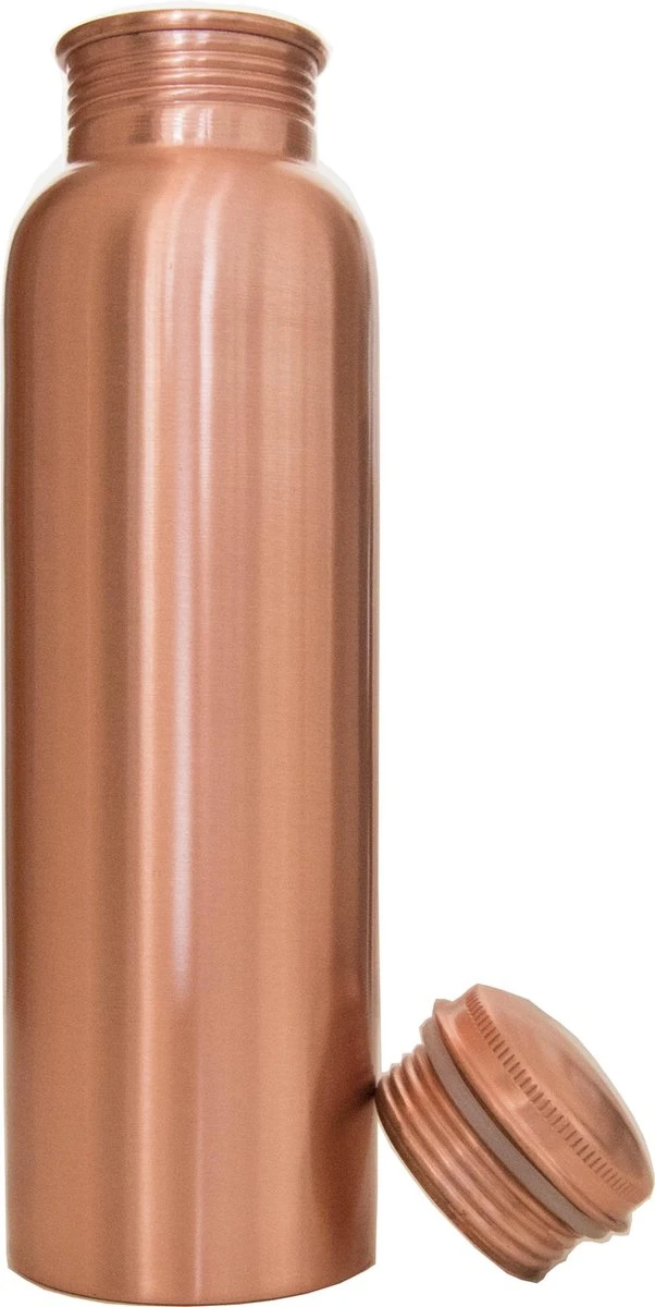 Koperen Waterfles Mat - 1000 Ml 4 Koperen Waterfles Mat - 1000 Ml - Afbeelding 2