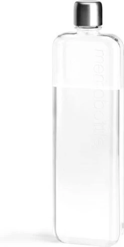 Memobottle Slim - Drinkfles - Transparant - 450ML 18 Memobottle Slim - Drinkfles - Transparant - 450ML -Aigostar winkel 603x1200