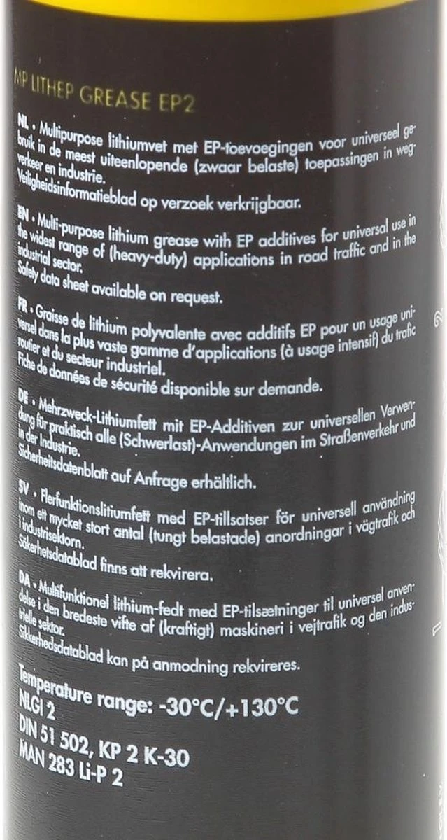 Kroon-Oil MP Lithep Grease EP2 - Vetpatroon | 400 G Patroon 7 Kroon-Oil MP Lithep Grease EP2 - Vetpatroon | 400 G Patroon - Afbeelding 5