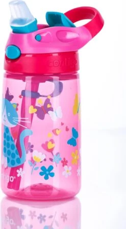 Contigo Gizmo Flip Drinkfles Kids - Cherry Cat Print - 420ml -Aigostar winkel 660x1200