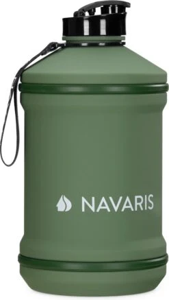 Navaris Waterfles Van Lichte Kunststof - Drinkfles 2L - Extra Grote Fles Met Drinkdop - Ideaal Voor Sport, Fitness, Yoga En Kamperen -Aigostar winkel 678x1200