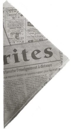 Merkloos Puntzak Krant | Papieren Frietzak | 50 Stuks | Patatzak | Patatzakje |Frietzakken | Puntzakjes | Puntzakken | Frietzakjes | Frietzakje | Snoepzak