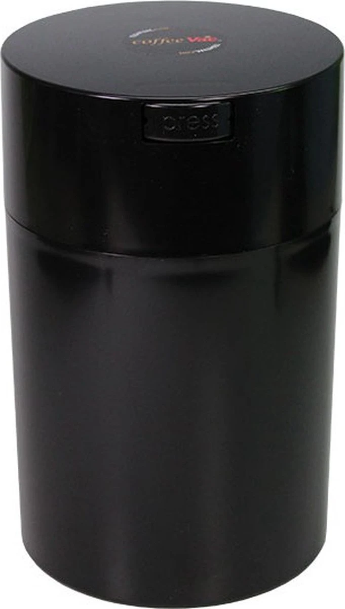 CoffeeVac 1.85L - 500g - Koffie Bewaarbus Luchtdicht - Zwart 4 CoffeeVac 1.85L - 500g - Koffie Bewaarbus Luchtdicht - Zwart - Afbeelding 2