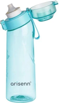 Arisenn® ZERO-fles - Geur Water - 100% Smaak, 0% Suiker, 0% Toevoegingen - Gezond & Lekker Drinken - BPA-vrij - Duurzaam - Helpt Bij Hydratatie - 5L Smaak Per Pod - Zuiver Water Met Geur - Drinkfles 650ml -Aigostar winkel 691x1200