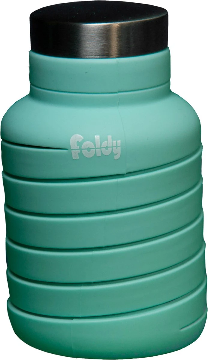 EasyFold® - Foldy - Opvouwbare Drinkfles - 600 ML - Sea Blauw - Sportfles - Drinkbeker - Duurzaam - Reizen - Waterfles - Milieuvriendelijk - Cadeau 5 EasyFold® - Foldy - Opvouwbare Drinkfles - 600 ML - Sea Blauw - Sportfles - Drinkbeker - Duurzaam - Reizen - Waterfles - Milieuvriendelijk - Cadeau - Afbeelding 3