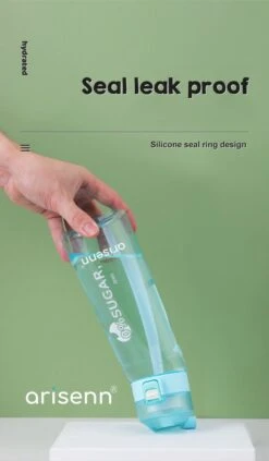 Arisenn® ZERO-fles - Geur Water - 100% Smaak, 0% Suiker, 0% Toevoegingen - Gezond & Lekker Drinken - BPA-vrij - Duurzaam - Helpt Bij Hydratatie - 5L Smaak Per Pod - Zuiver Water Met Geur - Drinkfles 650ml -Aigostar winkel 701x1200