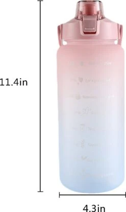 Merkloos Waterfles 2 Liter - Motivatie Waterfles - Waterfles Met Rietje - 2 Liter Waterfles - 2 Liter Drinkfles - Sportfles - Waterfles Met Tijdmarkering - 2 Liter 16 Merkloos Waterfles 2 Liter - Motivatie Waterfles - Waterfles Met Rietje - 2 Liter Waterfles - 2 Liter Drinkfles - Sportfles - Waterfles Met Tijdmarkering - 2 Liter -Aigostar winkel 715x1200