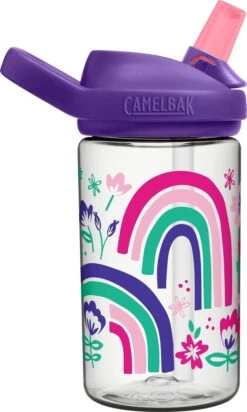 CamelBak Eddy+ Kids - Drinkfles - 400 Ml - Transparant (Rainbow Floral) -Aigostar winkel 719x1200 13