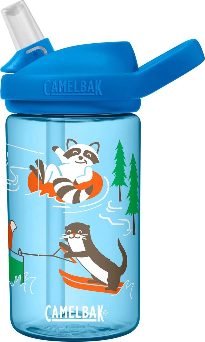CamelBak Eddy+ Kids - Drinkfles - 400 Ml - Bauw (Lakeside Fun) 3 CamelBak Eddy+ Kids - Drinkfles - 400 Ml - Bauw (Lakeside Fun)