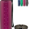 1 Liter Drinkfles - Waterfles Sport Bidon Drinkbus - 1L - Paars/Rood - King Mungo -Aigostar winkel 745x1200