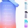 By Bresi - Waterfles 2 Liter Blauw/Oranje - Gratis Armband - Waterfles Met Rietje - Grote Waterfles - Sportbidon - Twee Liter Waterfles - Sportfles - Sportfles Fitness - Bottle 2 Liter- Drinkfles - Schenkfles - Drinkbus - Waterflessen -Aigostar winkel 760x1200 2