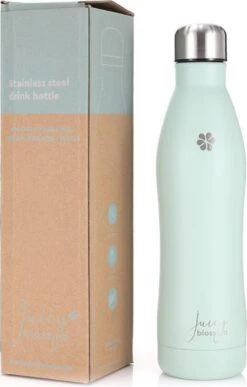 Juicy Blossom Drinkfles - 500ml - Roestvrij Staal - Stainless Steel Bottle - Waterfles - Drinkfles - Thermosfles (Muntgrijs) 20 Juicy Blossom Drinkfles - 500ml - Roestvrij Staal - Stainless Steel Bottle - Waterfles - Drinkfles - Thermosfles (Muntgrijs) -Aigostar winkel 766x1200