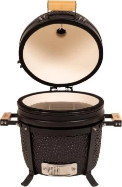 Patton Kamado 15" - Tafel Model - Keramische Barbecue - Premium Black - Medium - Compleet - Mat Zwart -Aigostar winkel 780x1200