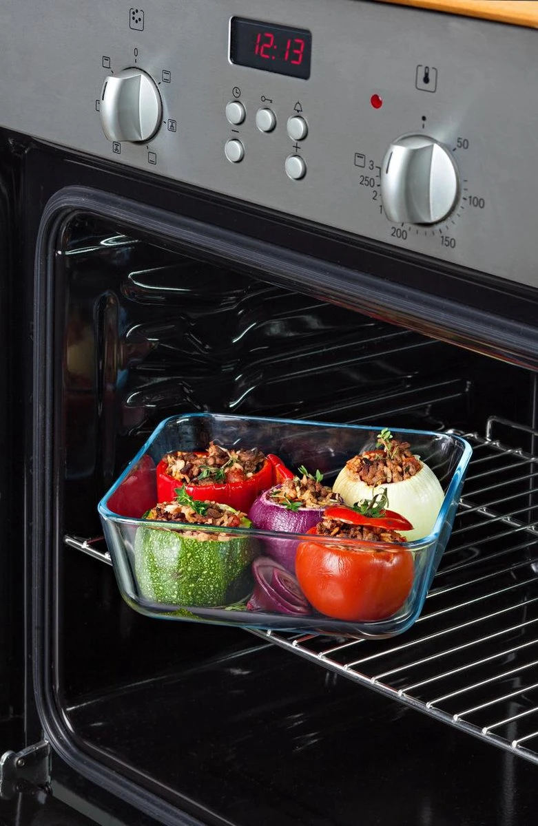 Pyrex - Cook & Freeze Schaal Vierkant Met Deksel 20 X 20cm - Transparant 6 Pyrex - Cook & Freeze Schaal Vierkant Met Deksel 20 X 20cm - Transparant - Afbeelding 4