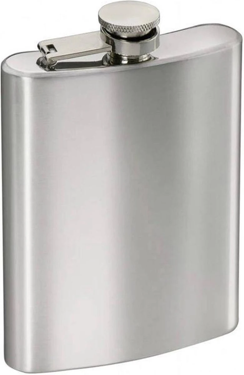 Platvink Klein 118 Ml Met Trechter - 4oz RVS Flacon Zakflesje Whisky 3 Platvink Klein 118 Ml Met Trechter - 4oz RVS Flacon Zakflesje Whisky