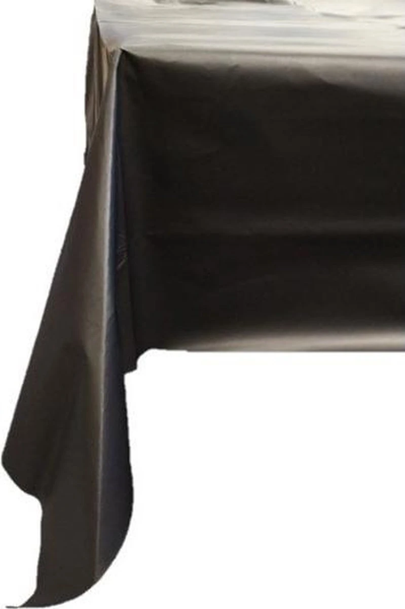 DUNI Zwart Tafellaken/tafelkleed 138 X 220 Cm Herbruikbaar 4 DUNI Zwart Tafellaken/tafelkleed 138 X 220 Cm Herbruikbaar - Afbeelding 2